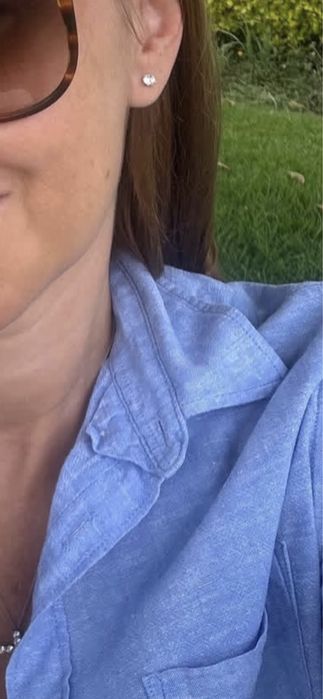 Продам серьги с бриллиантами природными