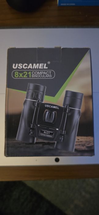Binóculos compactos USCAMEL 8x21
Ampliação de 8x e diâmetro da objet