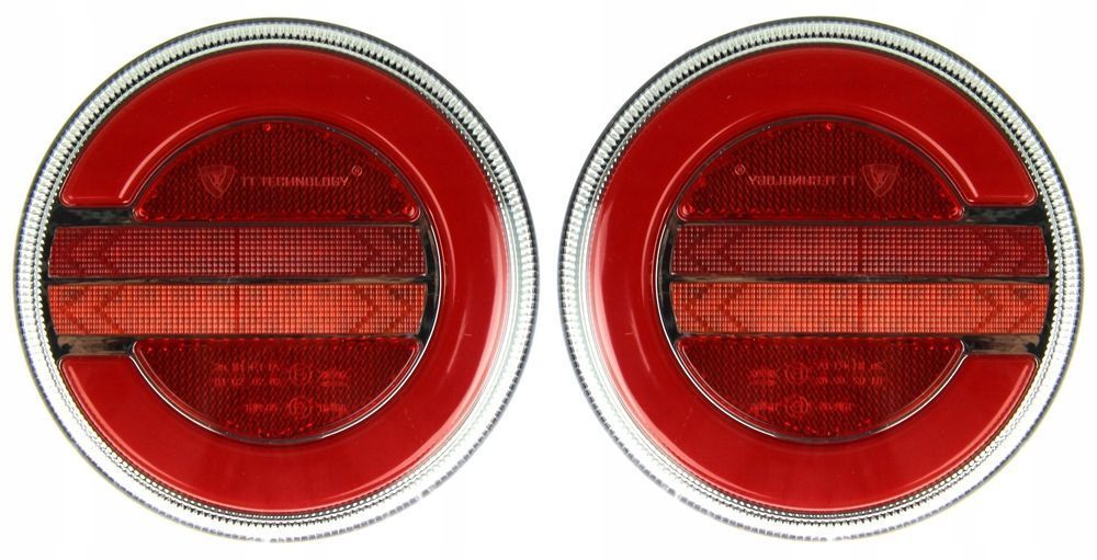 Lampa Tylna Led Dynamiczny Kierunek Neon 3-Funkcje