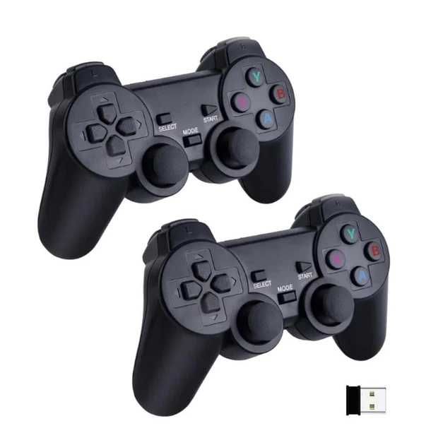Джойстики безпровідні 2.4G Wirelass Controller Gamepad Black / Два геймпади