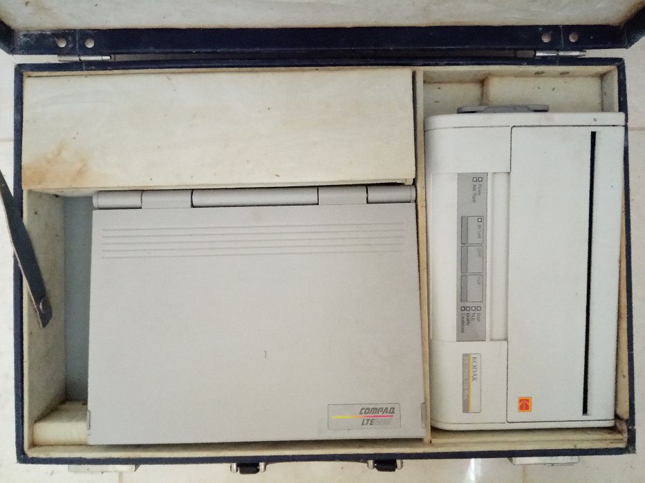 Portátil Vintage Compaq LTE 286 + Impressora KODAK