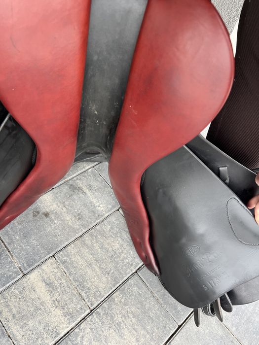 Siodło 17,5 M Daw Mag Grand Prix 17,5/32 exclusive czarne brąz