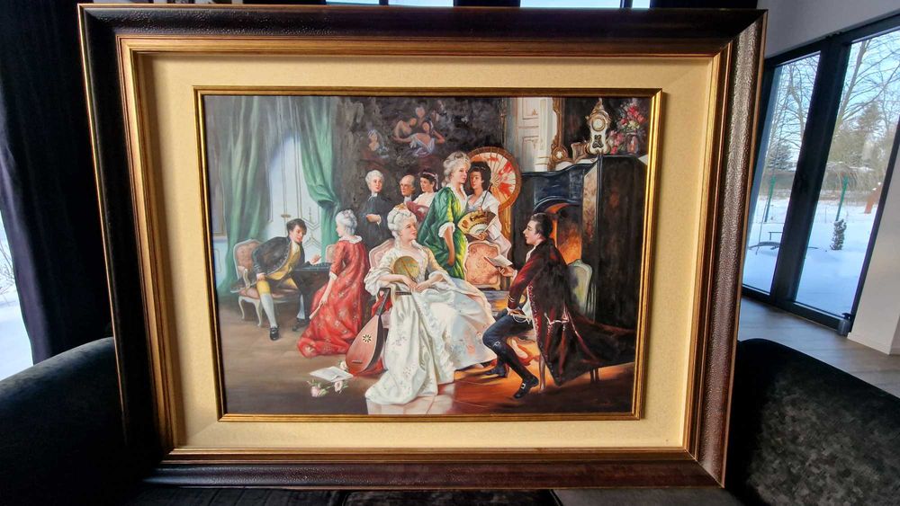 Obraz An evening's entertainment - Carl Herpfer 204,5cm x 156cm
