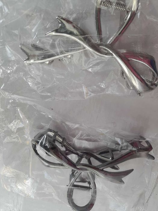 spinka do włosów NOWA metal czarna