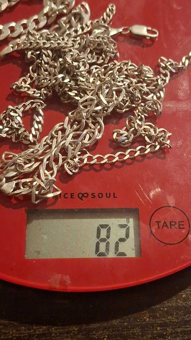 Srebrne branosletki łańcuszki 925srebro 82gramy