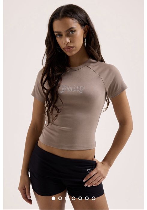 Футболка Juicy Couture нова оригінал з бірками Xs, M беж
