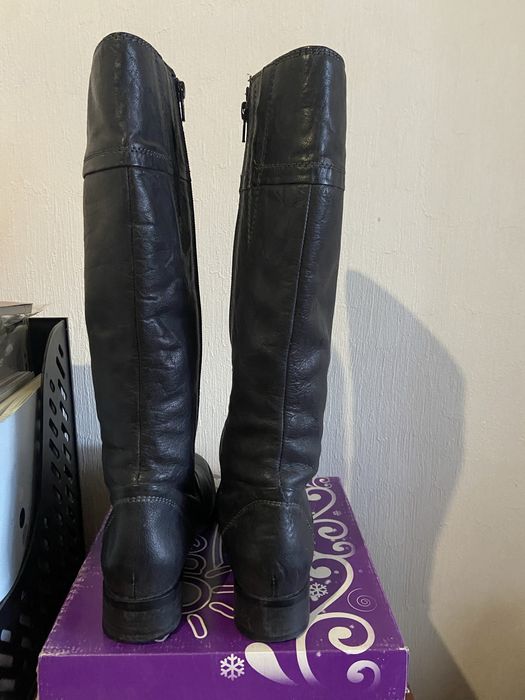 Сапоги чоботи жіночи 39-40 Helioform Голландія натуральни