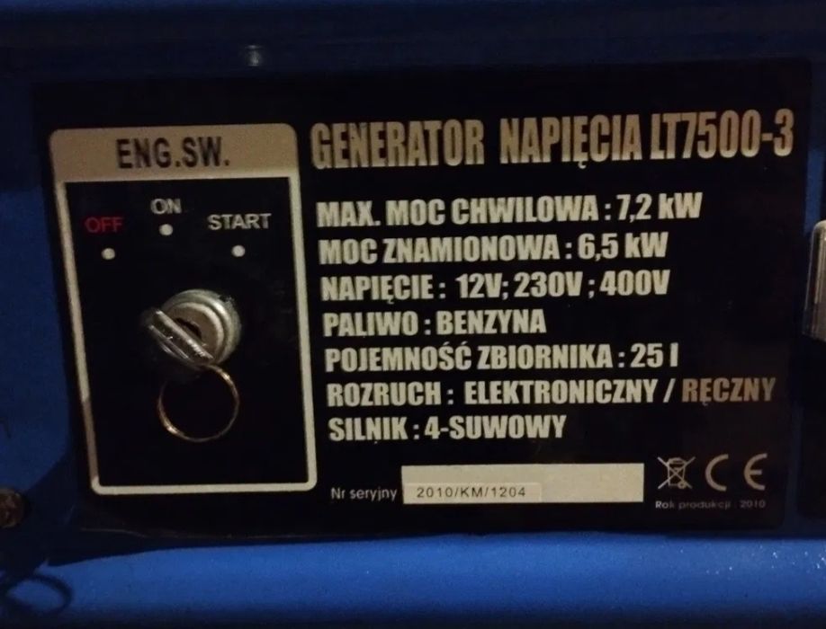 Оригінальні генератори з Європи, Кредит