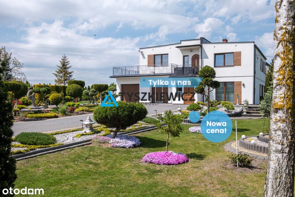 Nowoczesny dom z wyjątkowym ogrodem 3600m2