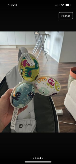 Cadeira baloiço 4moms relaxar e dormir