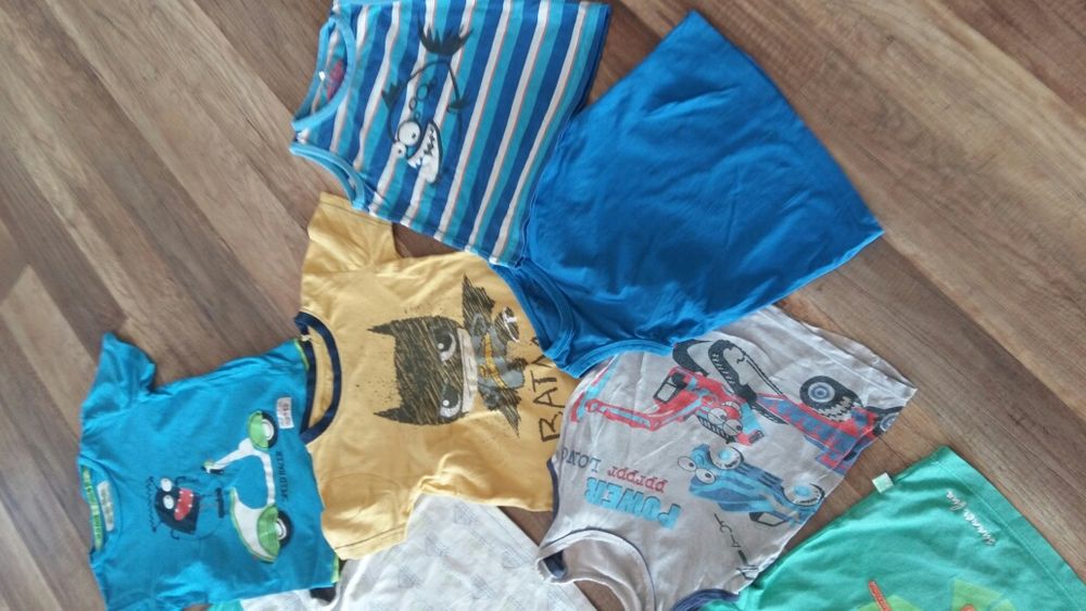 Paczka ubranek dla chłopca rozmiar 104, 110, 116 - 21 sztuk