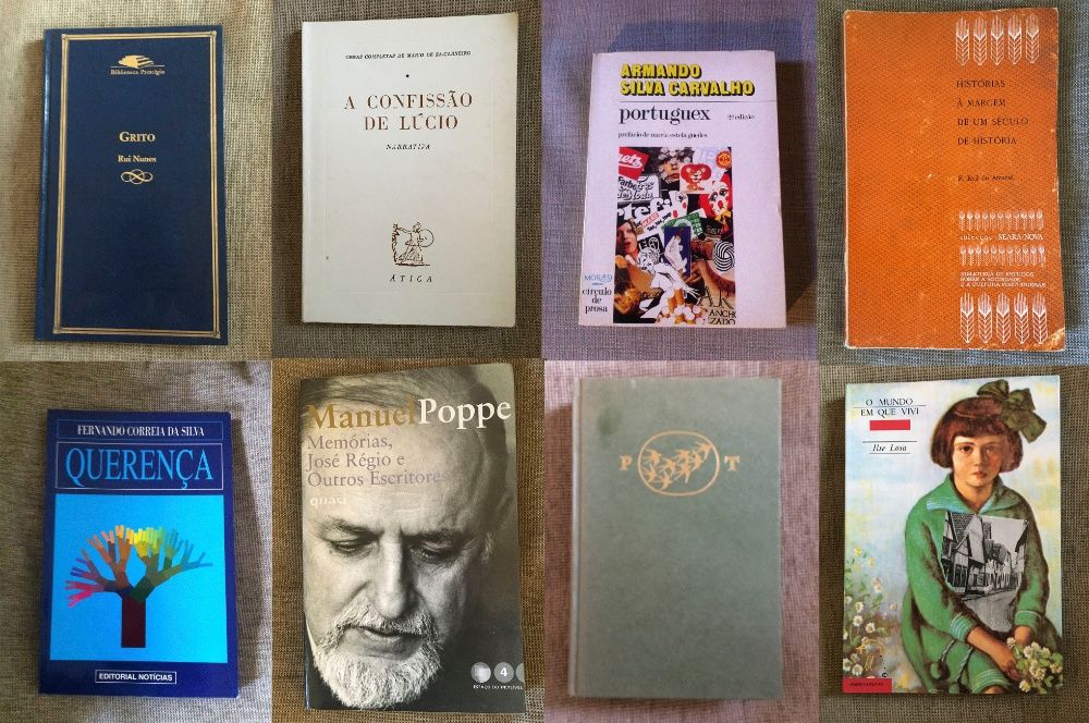 Literatura: Vitorino Nemésio, Teixeira de Pascoaes, Camões, Pessoa etc