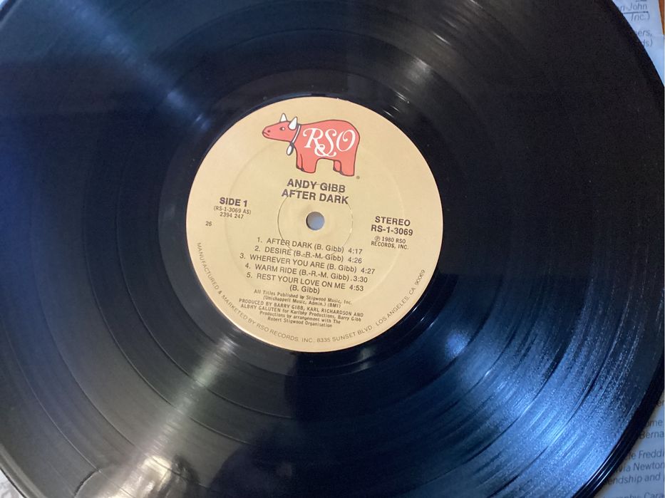 Продам вінілові платівки BEE GEES та ANDY GIBB