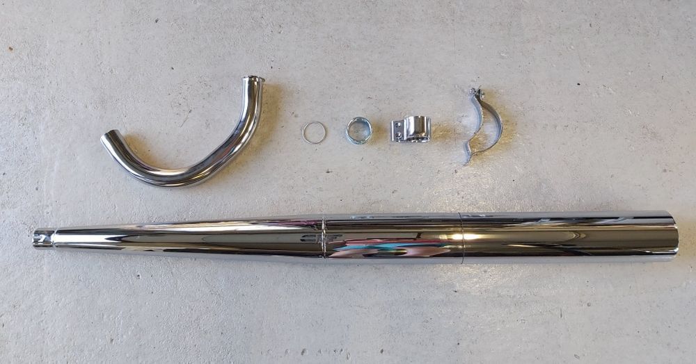 TŁUMIK Wydech MZ Trophy ES 175 250/2 kopia DDR POLSKI NOWY!