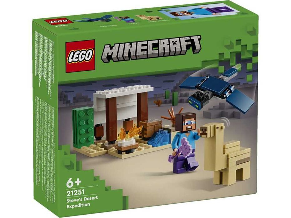 Новий Lego Mineraft 21251 Steve's Desert Expedition пустельна експедиці Стіва