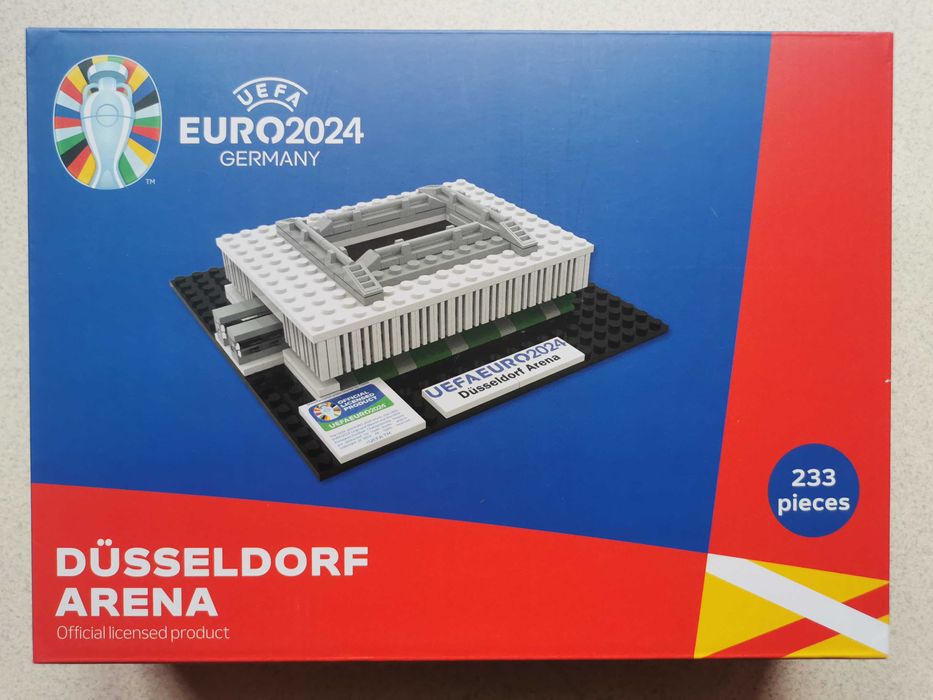 Klocki EURO 2024 Stadion Dusseldorf Arena NOWY Unikat Ideał