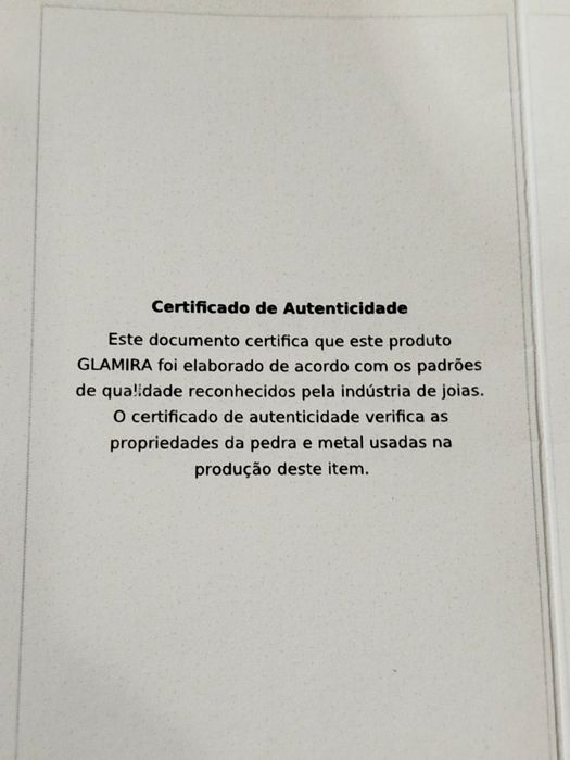 Pingente safira encrostada a prata