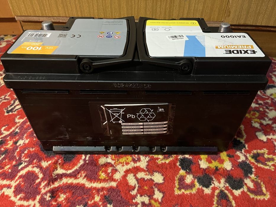 Аккумулятор Exide premium 100ah EA1000 900A(EN) R+ France Carbon 2.0