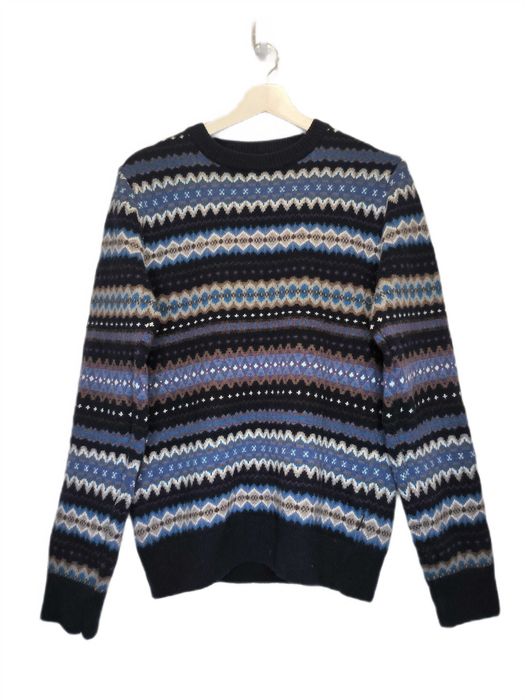 Sweter Wełniany Barbour Kolorowy Wełna Logo M