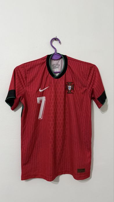 Koszulka Piłkarska Dziecięca Portugalia Ronaldo # 7 Rozmiar 176