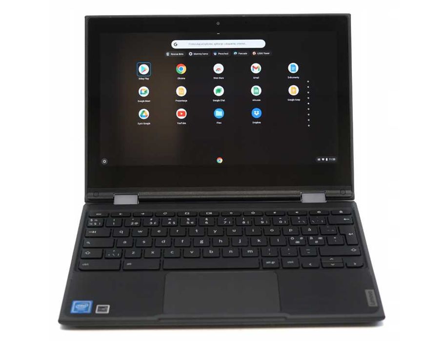 Laptop Lenovo 300e Chromebook Tablet Intel N4000 4/32GB Dotyk - OKAZJA