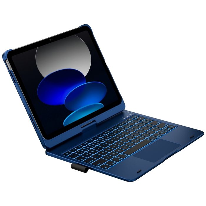 Etui Typecase Flexbook Touch z klawiaturą do iPad 11 (A16) 2025 / iPad 10.9 2022 ciemno niebieski