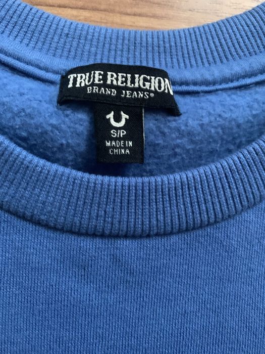 Свитшот True Religion  Стильный свитшот True Religion в насыщенном синем цвете.