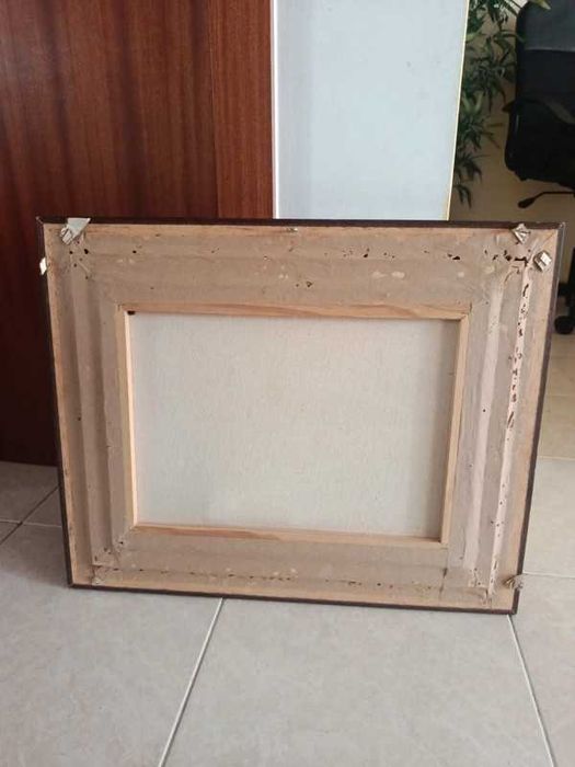 quadro paisagem com moldura