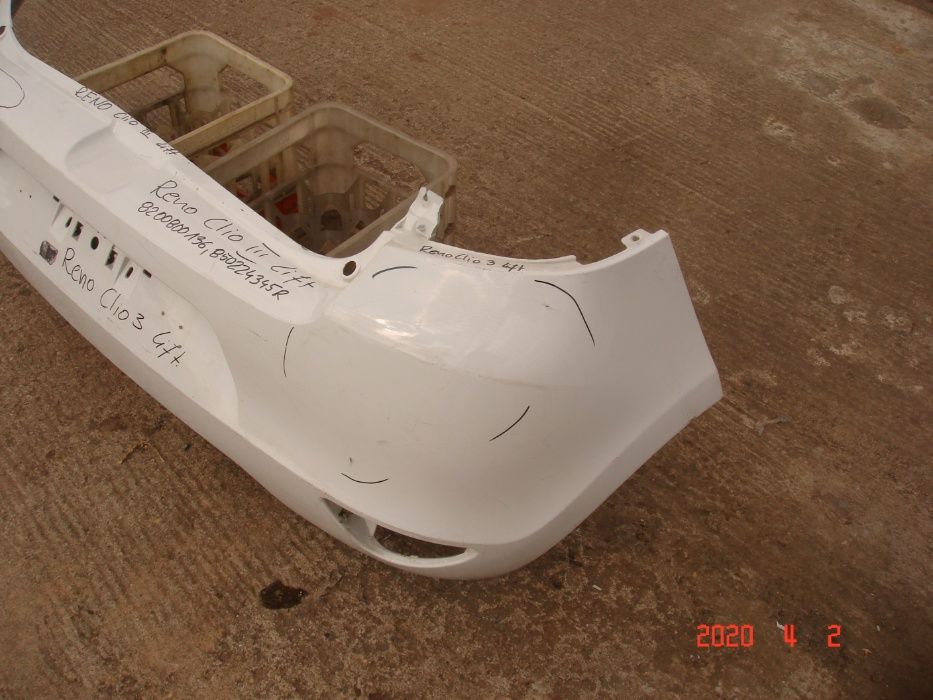 Zderzak tylny Renault Clio 3 Lift.
