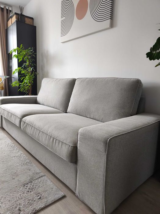 Kanapa Ikea do salonu kolor szary