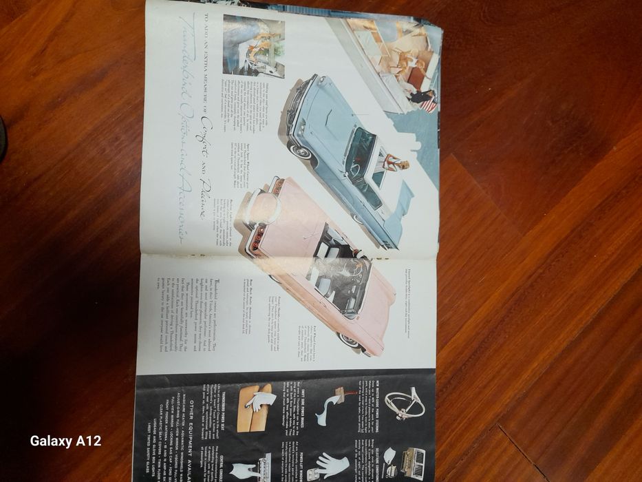 Catálogo  Ford Thunderbird 1960