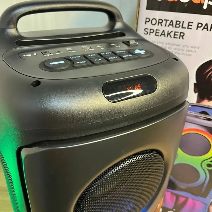 Колонка Bluetooth Portable Party Speaker TTD громкий звук  LED караоке