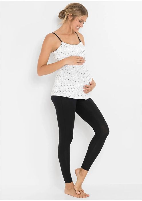 B.P.C top do karmienia biały w czarne groszki r.40/42