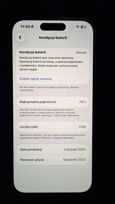 Iphon 15pro stan Bardzo Dobry 256GB Okazja!