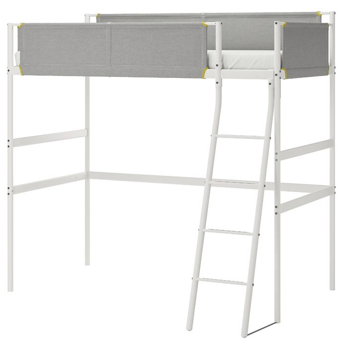 Łóżko piętrowe Ikea Vitval z materacem