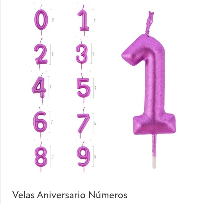 NOVOS Balões Números, Balões Letras, Velas Aniversário