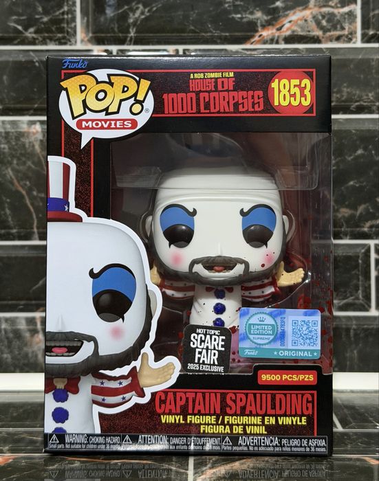 Funko Pop! Captain Spaulding House of 1000 Corpse 1853 Limited Edition 9500 pieces