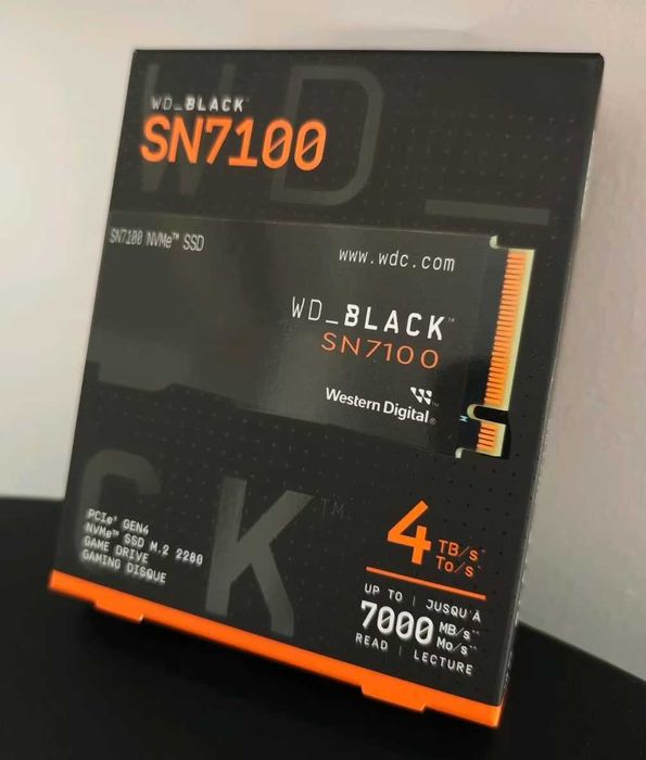 WD Black SN7100 NVMe SSD 4 TB nowy