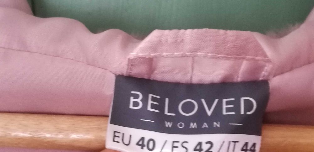 Kurtka futerko pudrowy róż