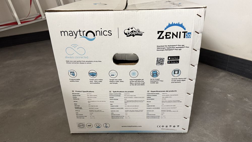 Robot de Piscina Dolphin Zenit 20 (Maytronics) – Como Novo!