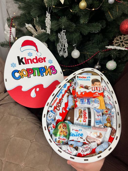 Подарунковий бокс Кіндер подарунок на 14 лютого 8 березня