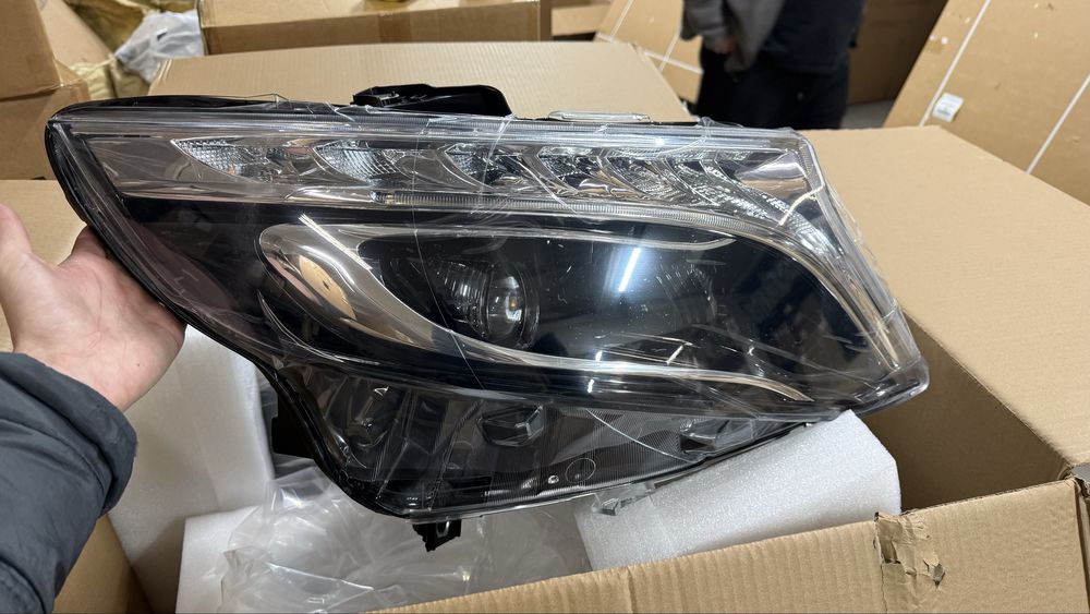 Led Фари W447 Vito передні mercedess вито стиль 2014+ V-class оптика