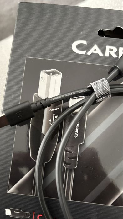 Cabo USB -C plug  to B Plug Audioquest Carbon