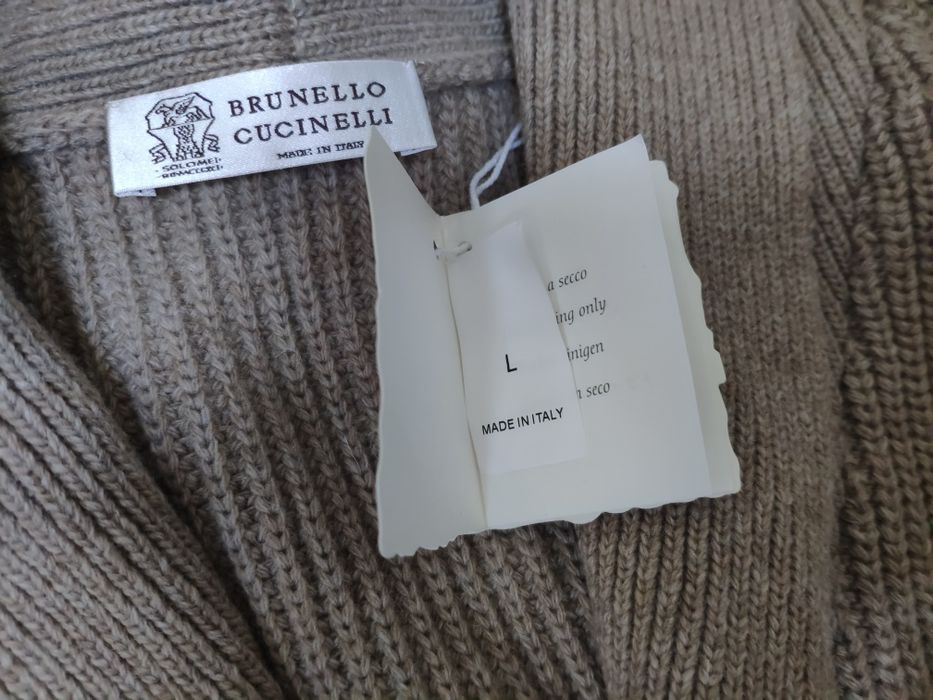 Мужской кардиган Brunello Cacinelli sz 52 woll