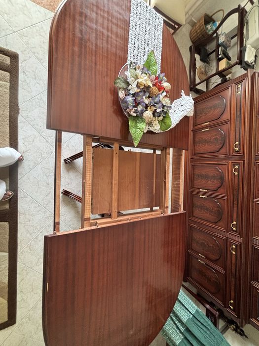 Mesa de Jantar de Sala de madeira