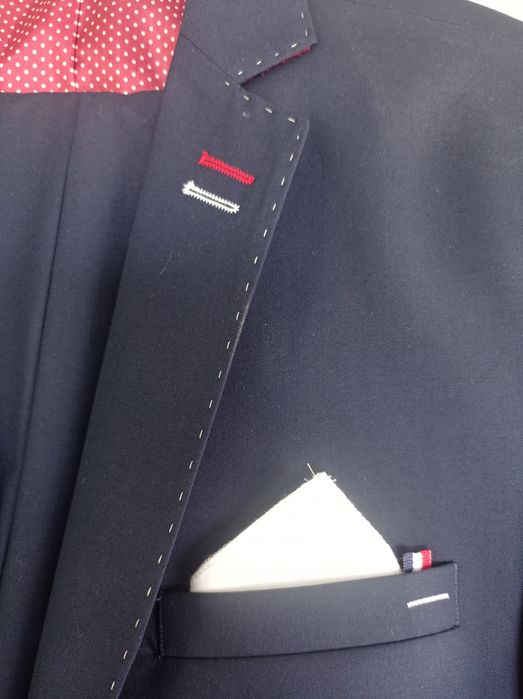 Garnitur męski granatowy