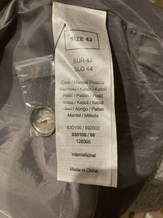 Płaszcz wiosenny Orsay z dodatkiem wełny rozm. 42