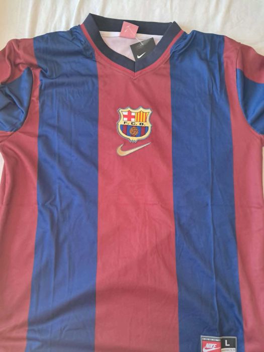Koszulka Meczowa Marc Overmars FC Barcelona 2000/2001 Rozmiar L