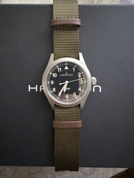 Годинник Hamilton khaki field quartz 38 mm