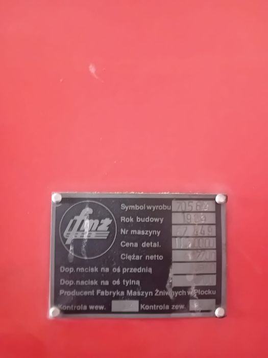 Sprzedam kombajn Bizon Z056